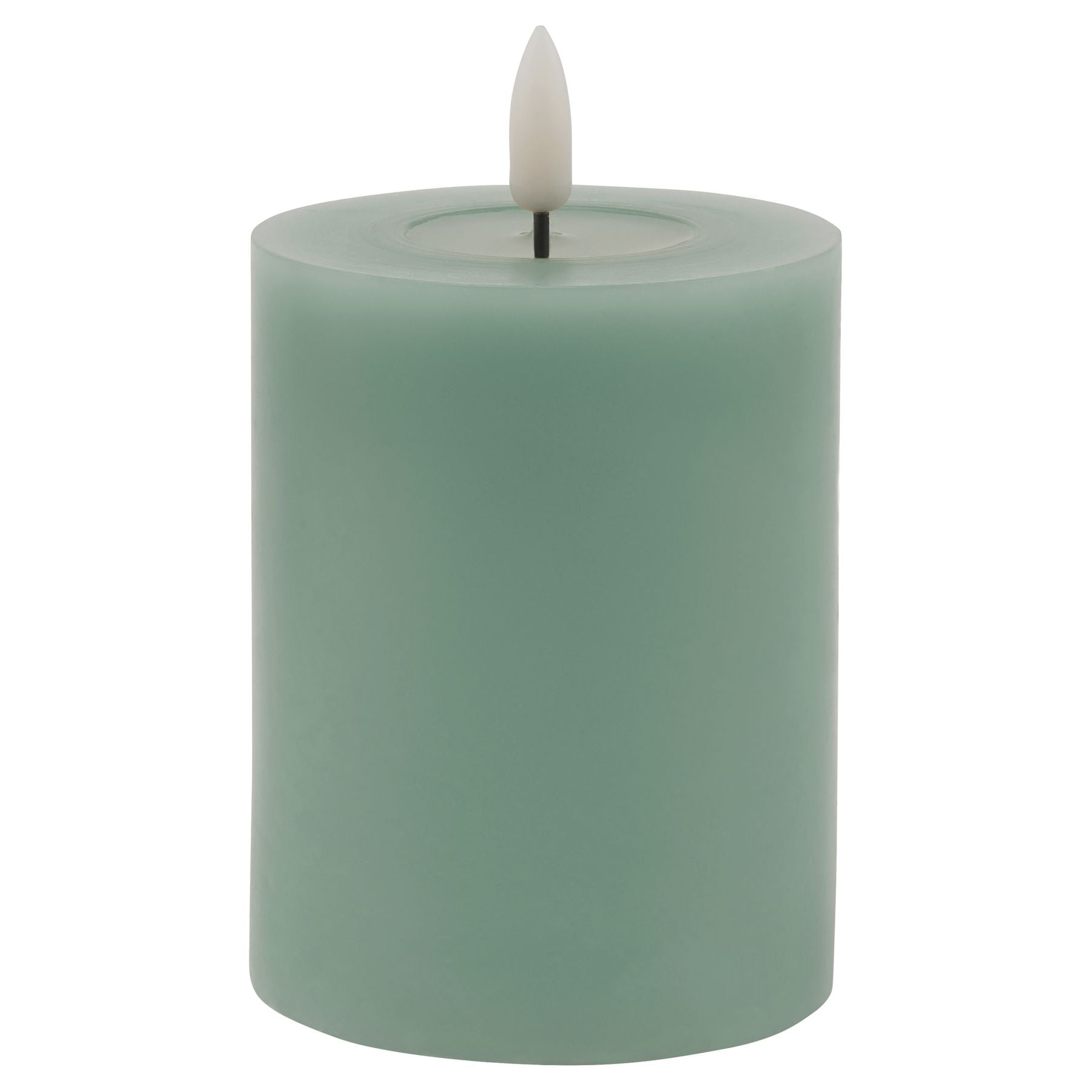 Luxe Collection Melt Effect 3x4 Sage LED Wax Candle - Darlington's Décor
