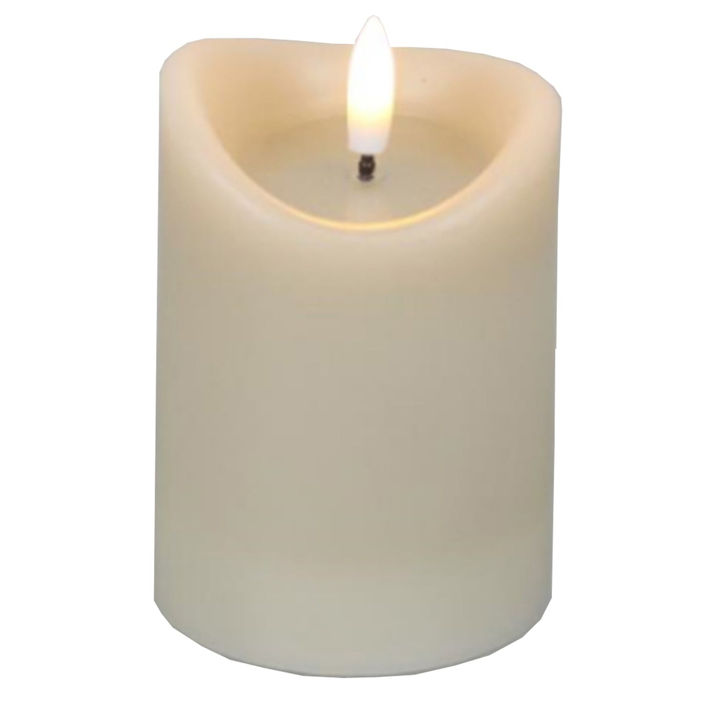 Luxe Collection Natural Glow 2.75x4 Taupe LED Candle - Darlington's Décor