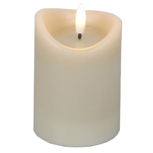 Luxe Collection Natural Glow 2.75x4 Taupe LED Candle - Darlington's Décor
