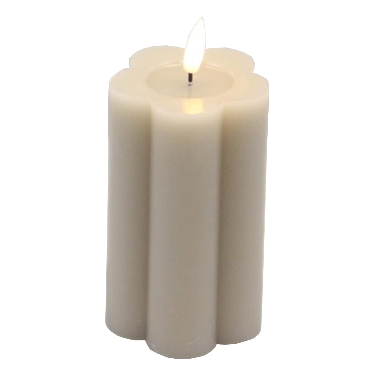 Luxe Collection Natural Glow 2.75x5 Stone LED Candle Elegance - Darlington's Décor