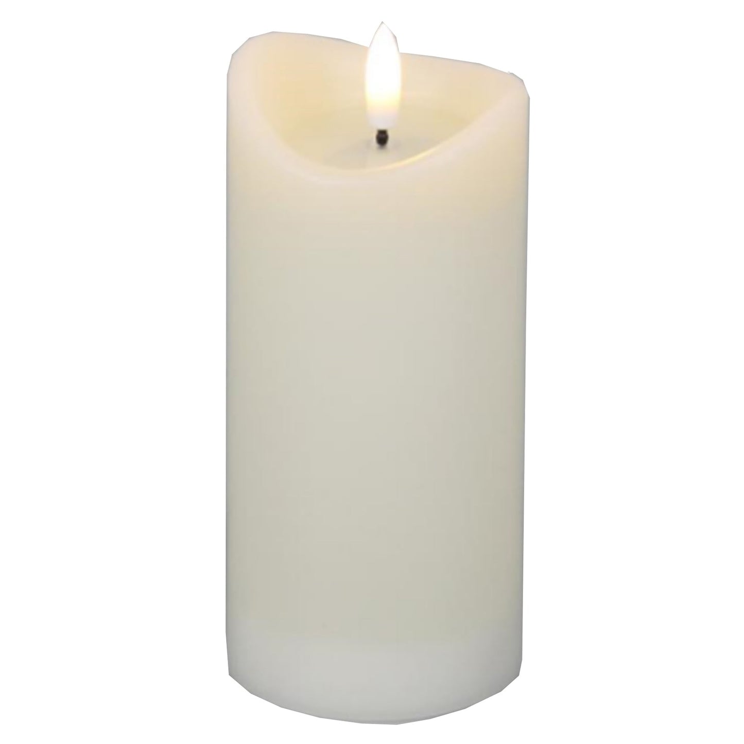 Luxe Collection Natural Glow 2.75x6 Cream LED Candle - Darlington's Décor