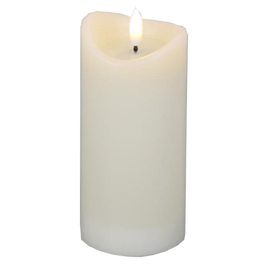 Luxe Collection Natural Glow 2.75x6 Cream LED Candle - Darlington's Décor