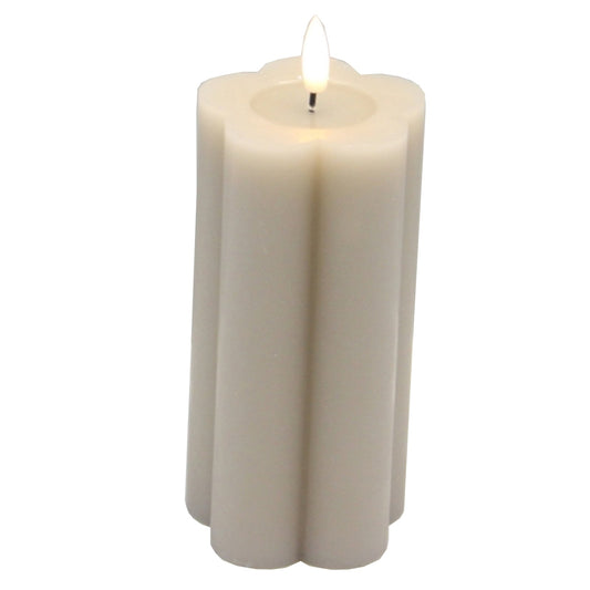 Luxe Collection Natural Glow 2.75x6 Stone LED Candle Decor - Darlington's Décor