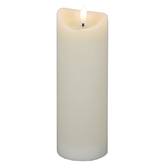 Luxe Collection Natural Glow 2.75x8 Cream LED Candle - Darlington's Décor