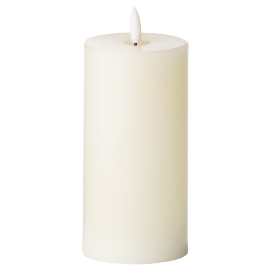 Luxe Collection Natural Glow 3 x 6 LED Cream Candle for Elegant Ambiance - Darlington's Décor