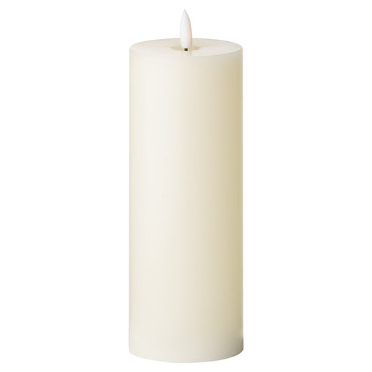 Luxe Collection Natural Glow 3 x 8 LED Cream Candle for Safe Ambiance - Darlington's Décor