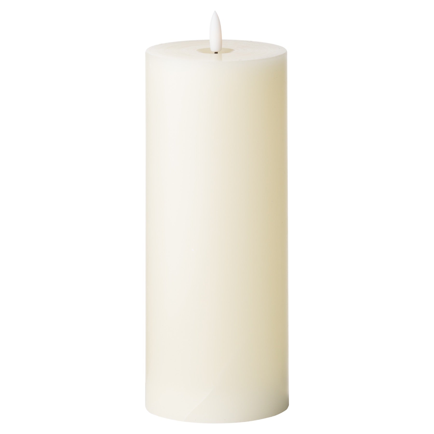 Luxe Collection Natural Glow 3.5 x 9 LED Cream Candle Relaxation - Darlington's Décor