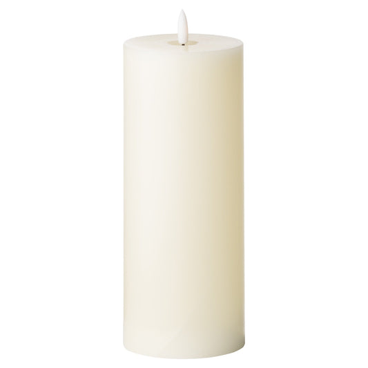 Luxe Collection Natural Glow 3.5 x 9 LED Cream Candle Relaxation - Darlington's Décor