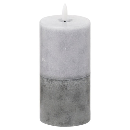 Luxe Collection Natural Glow 3x6 Stone LED Candle Elegance - Darlington's Décor