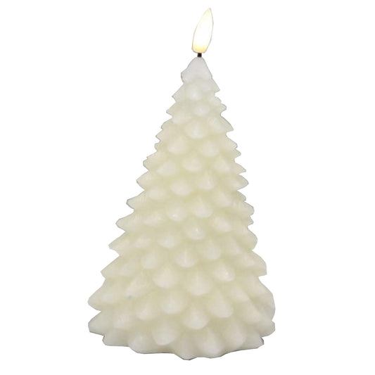 Luxe Collection Natural Glow Cream Tree LED Wax Candle - Darlington's Décor
