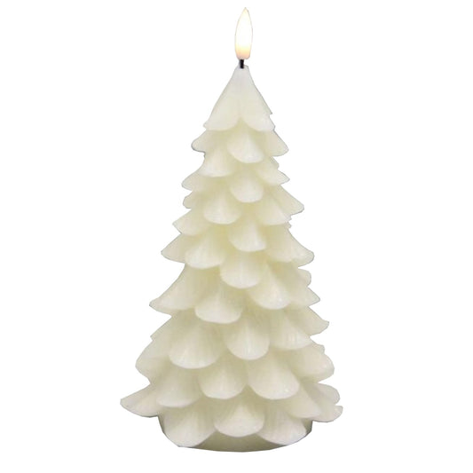 Luxe Collection Natural Glow Cream Tree LED Wax Candle - Darlington's Décor