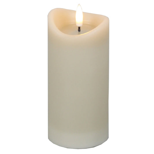 Luxe Collection Natural Glow Taupe Melted LED Candle - Darlington's Décor
