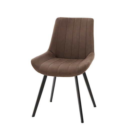 Elegant Malmo Coffee Dining Chair with Premium Upholstery - Darlington's Décor