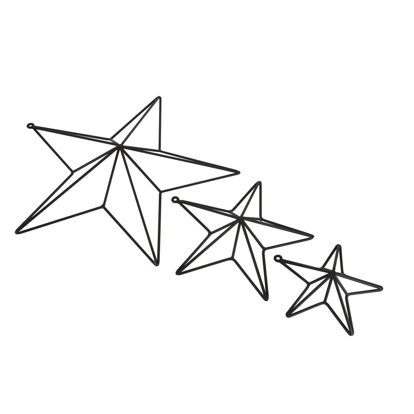 Matt Black Convexed Star Frame for Modern Décor - Darlington's Décor