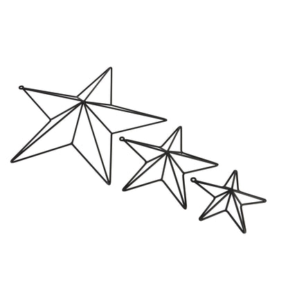 Matt Black Convexed Star Frame for Modern Décor - Darlington's Décor
