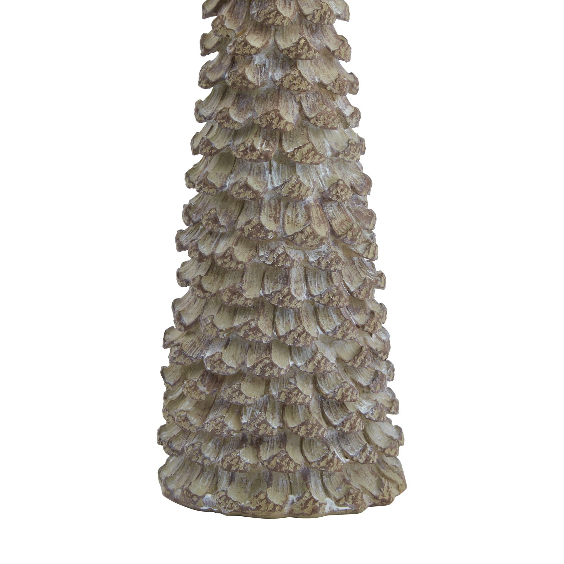 Medium Beige Cedar Tree With Star for Rustic Decor - Darlington's Décor