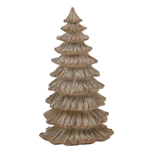 Medium Pine Tree Sculpture for Enchanting Winter Decor - Darlington's Décor