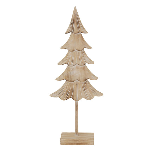 Medium Rustic Fir Tree On Stand for Timeless Decor - Darlington's Décor