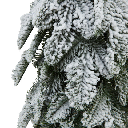Medium Snowy Fir Tree for Enchanting Winter Decor - Darlington's Décor