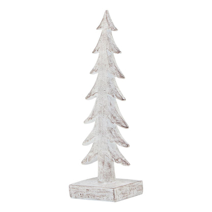 Medium Snowy Forest Tree Sculpture for Winter Decor - Darlington's Décor