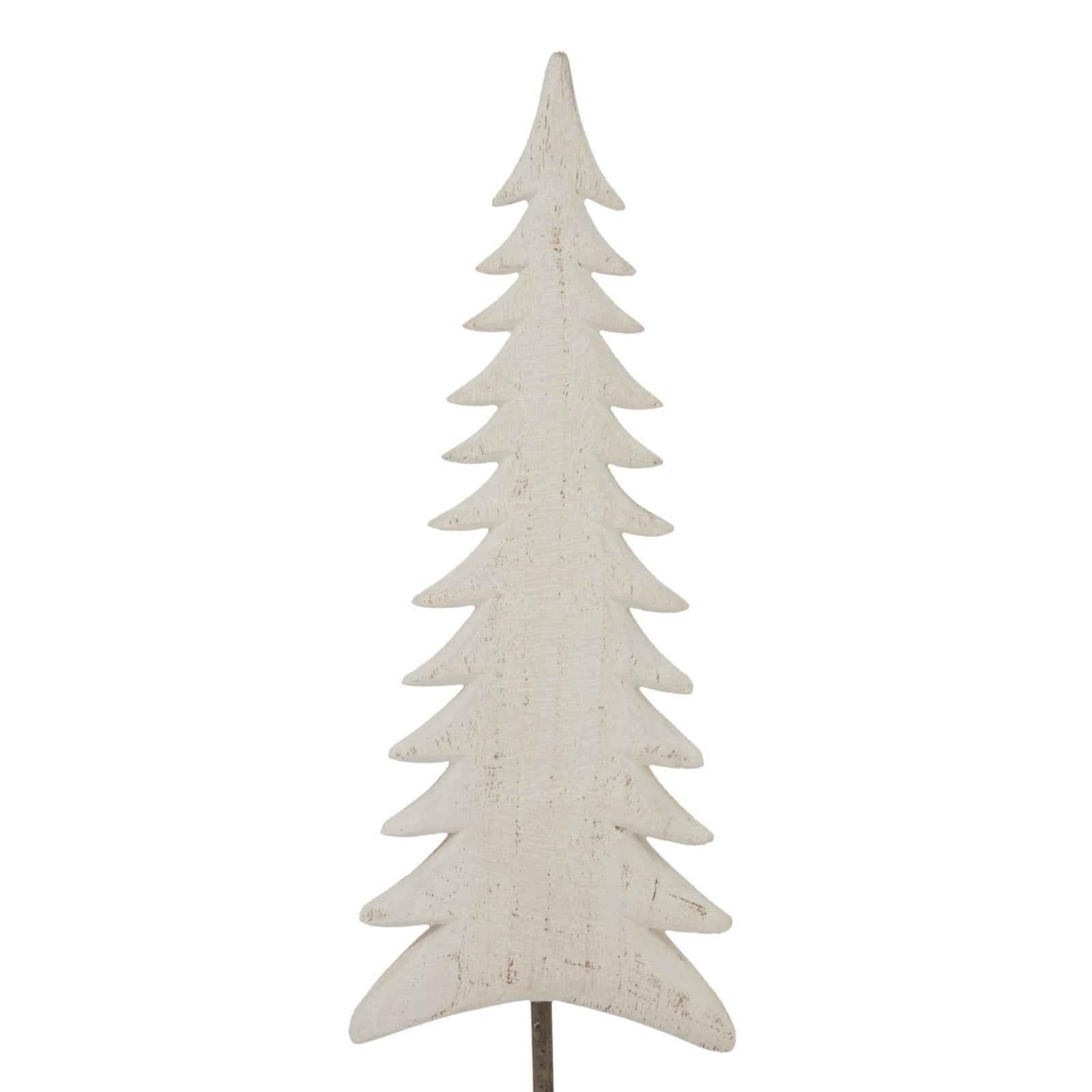 Medium Whitewashed Tall Tree On Stand for Stylish Decor - Darlington's Décor
