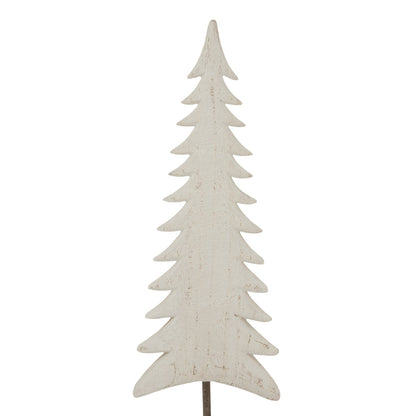 Medium Whitewashed Tall Tree On Stand for Stylish Decor - Darlington's Décor