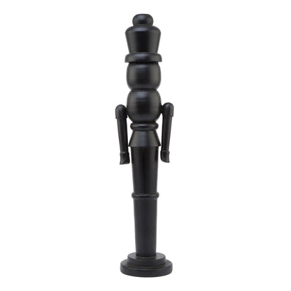 Minimalist Black Wooden Large Nutcracker Decoration Artistry - Darlington's Décor