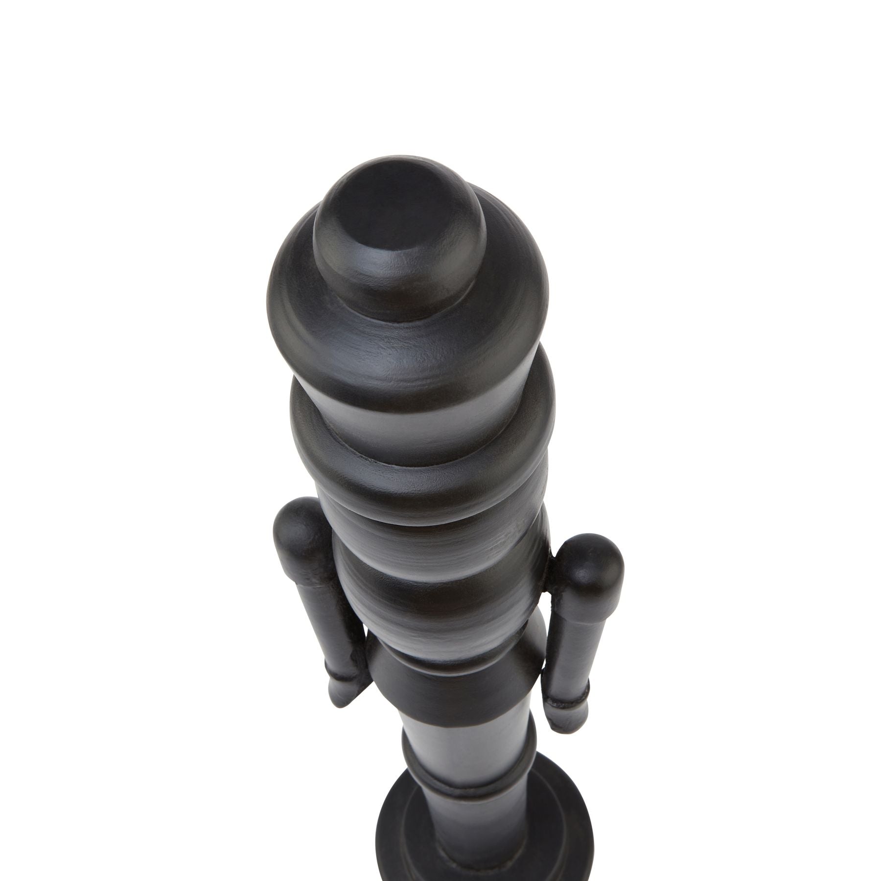 Minimalist Black Wooden Large Nutcracker Decoration Artistry - Darlington's Décor