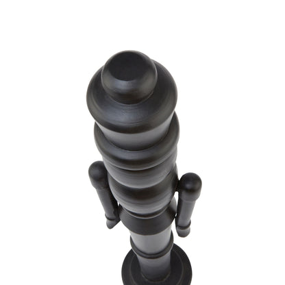 Minimalist Black Wooden Large Nutcracker Decoration Artistry - Darlington's Décor