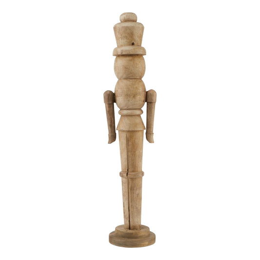 Natural Large Nutcracker Decoration for Festive Elegance - Darlington's Décor