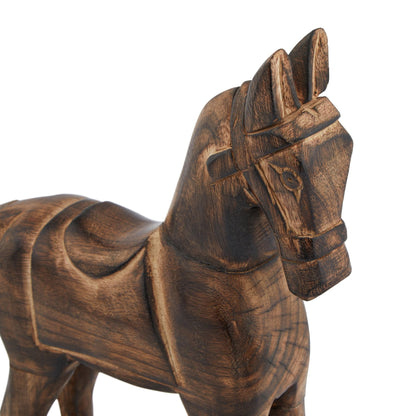 Natural Rocking Horse with Rustic Charm and Elegance - Darlington's Décor