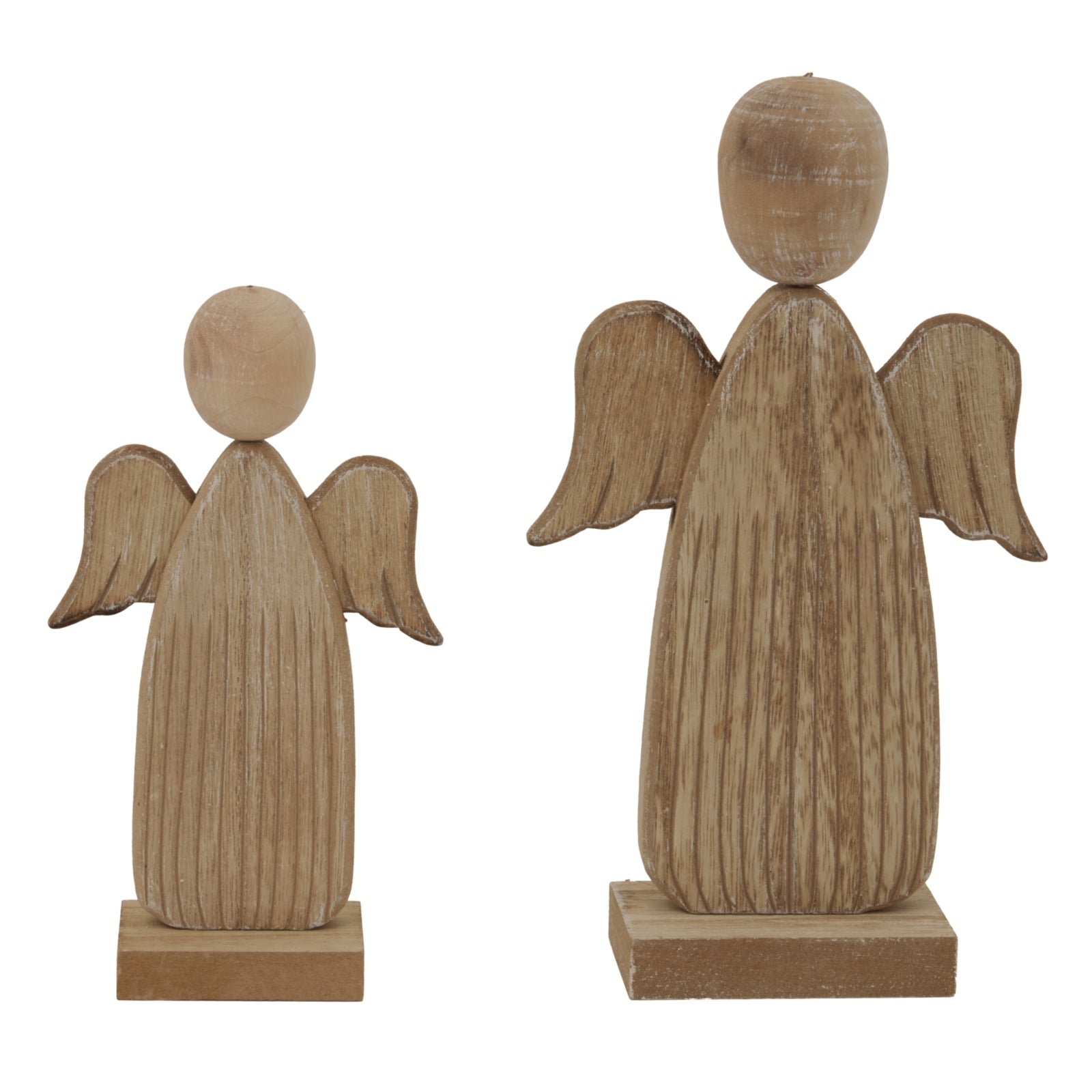 Natural Rustic Angel Figurine for Timeless Decor - Darlington's Décor