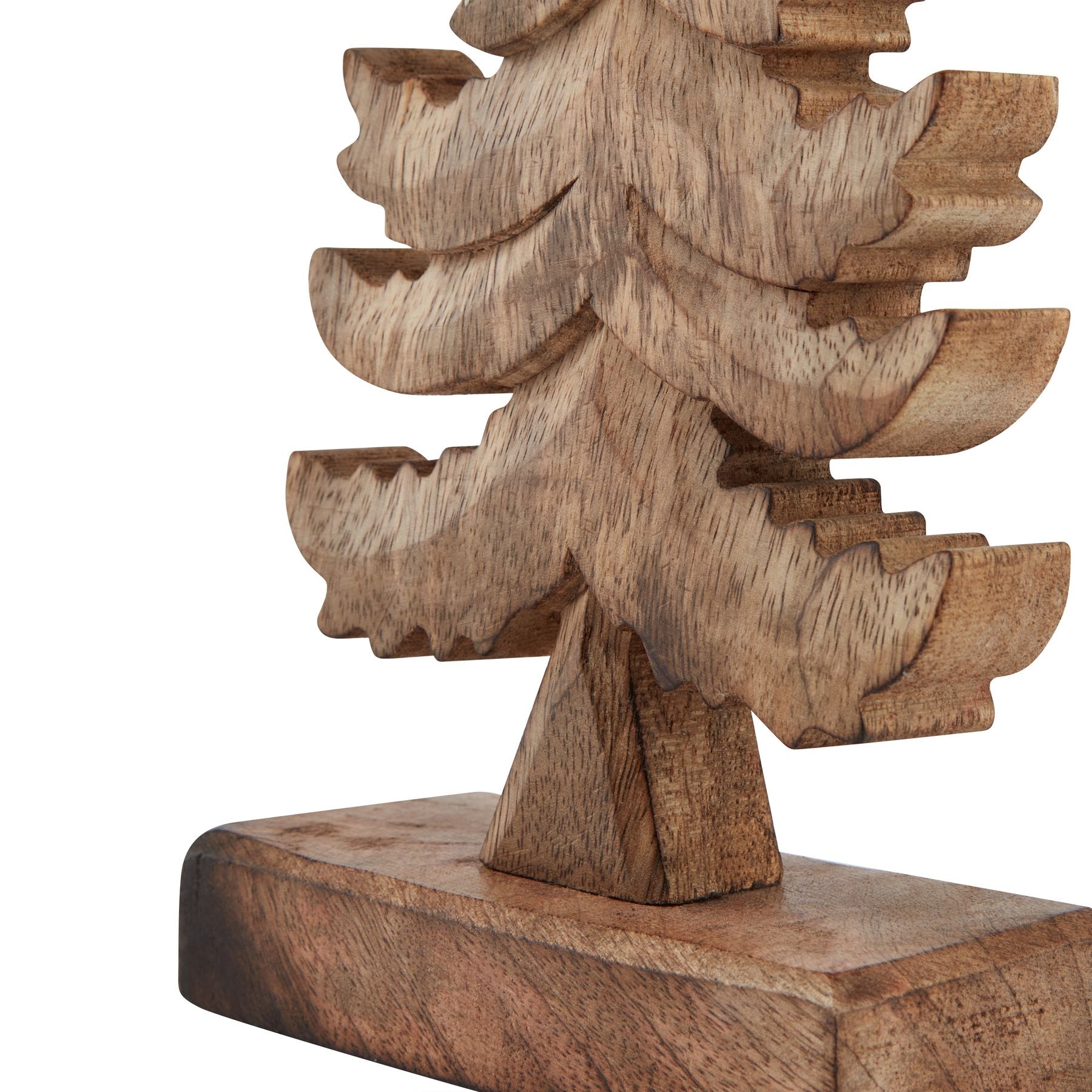 Natural Wooden Christmas Tree with Rustic Charm - Darlington's Décor