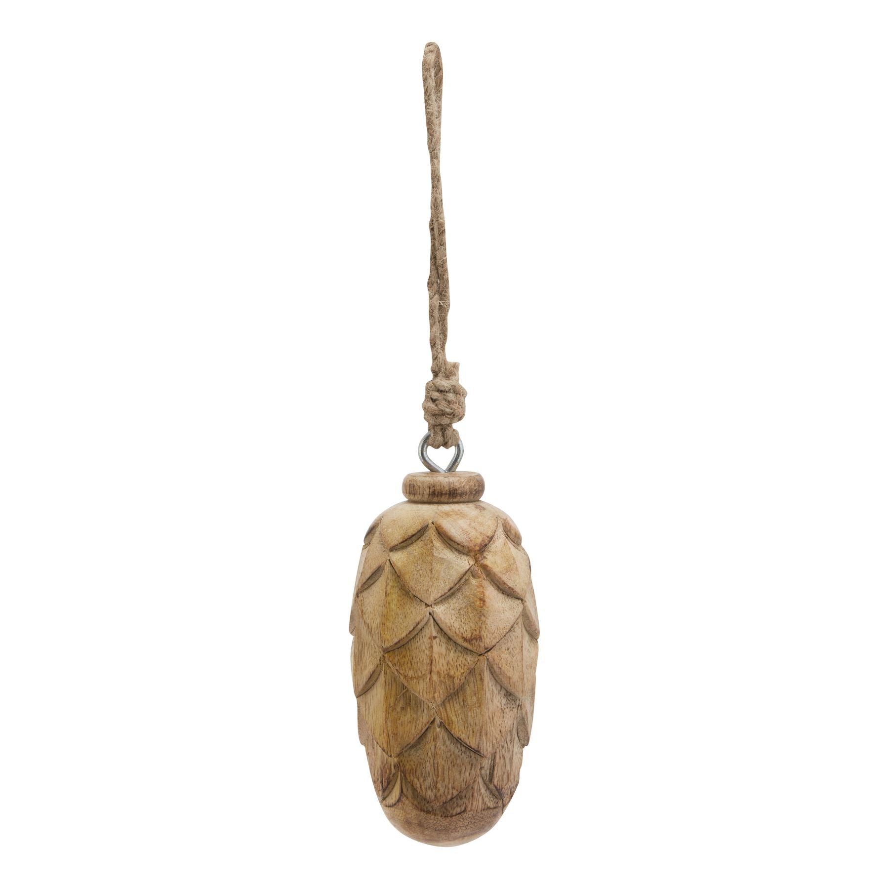 Natural Wooden Pine Cone Bauble for Rustic Decor - Darlington's Décor