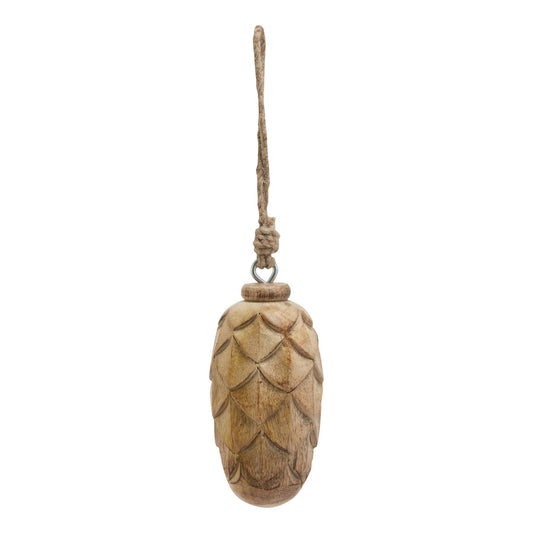 Natural Wooden Pine Cone Bauble for Rustic Decor - Darlington's Décor
