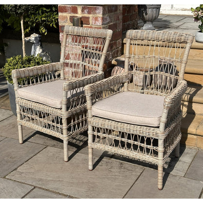 Elegant Outdoor 6 Seater Dining Set - Weatherproof Comfort - Darlington's Décor