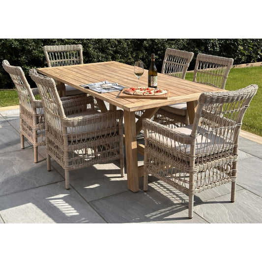 Stunning Outdoor Large Dining Table for Entertaining Elegance - Darlington's Décor