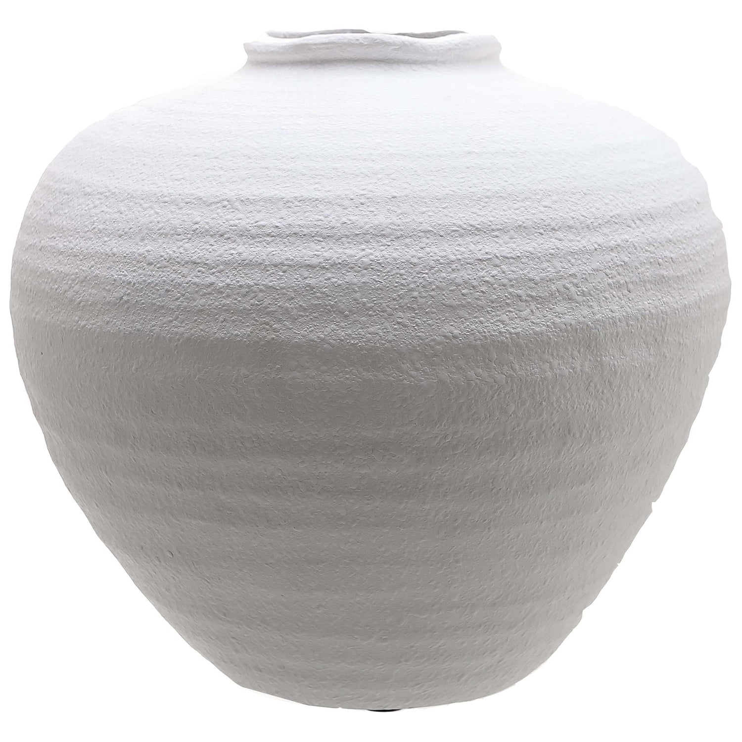 Regola Large Matt White Ceramic Vase for Stylish Decor - Darlington's Décor