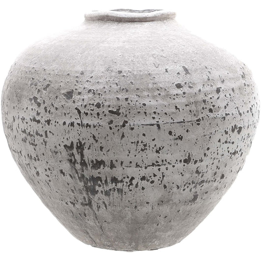 Regola Large Stone Ceramic Vase for Dramatic Arrangements - Darlington's Décor