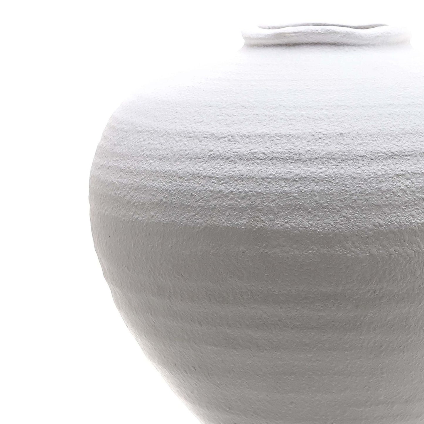 Regola Matt White Ceramic Vase for Modern Interiors - Darlington's Décor