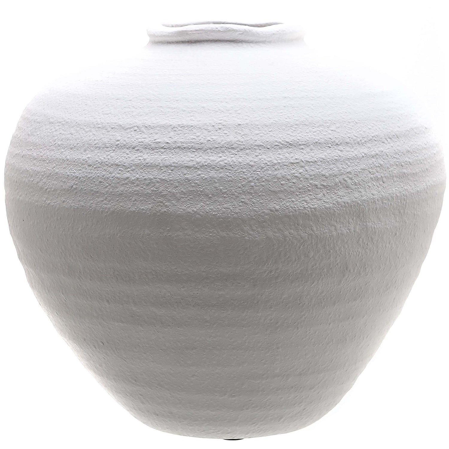 Regola Matt White Ceramic Vase for Modern Interiors - Darlington's Décor