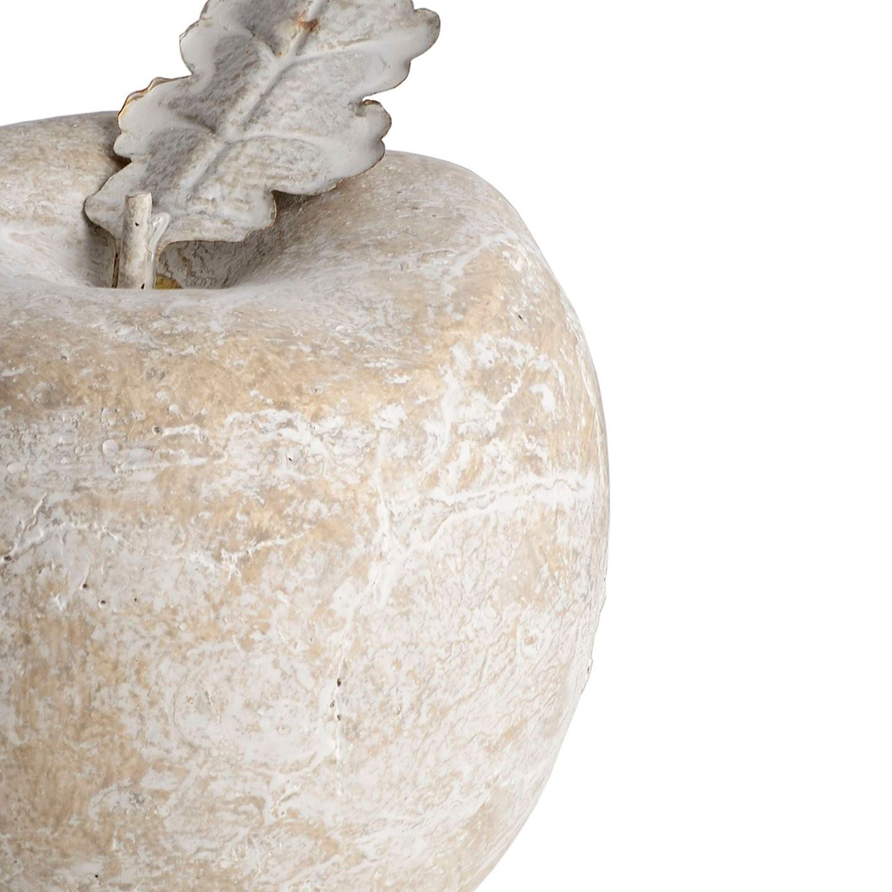 Rustic Elegance Stone Apple (Medium) for Chic Decor - Darlington's Décor