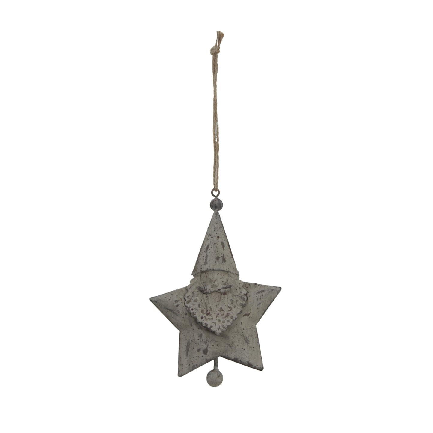 Rustic Hanging Santa Star for Cozy Holiday Decor - Darlington's Décor
