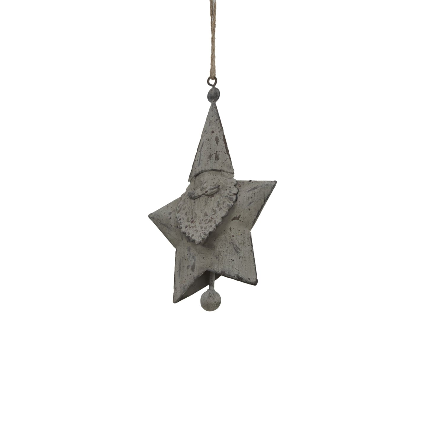 Rustic Hanging Santa Star for Cozy Holiday Decor - Darlington's Décor