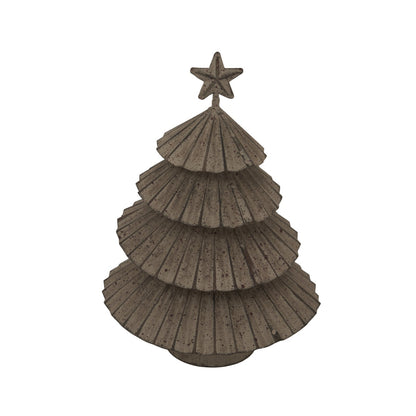 Rustic Metal Layered Tree With Star for Unique Décor - Darlington's Décor