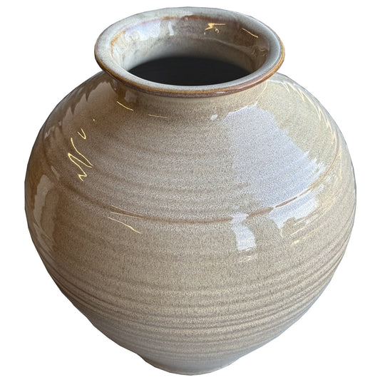 Sabbia Collection Brindled Bowl Vase for Elegant Displays - Darlington's Décor