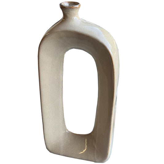Sabbia Collection Large Hollow Vase for Modern Decor - Darlington's Décor