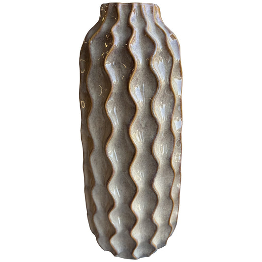 Sabbia Collection Tall Wave Vase for Modern Elegance - Darlington's Décor
