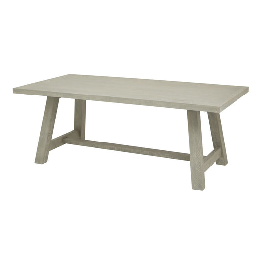 Elegant Saltaire Collection Rectangular Dining Table - Unique Weathered Finish for Timeless Style - Darlington's Décor
