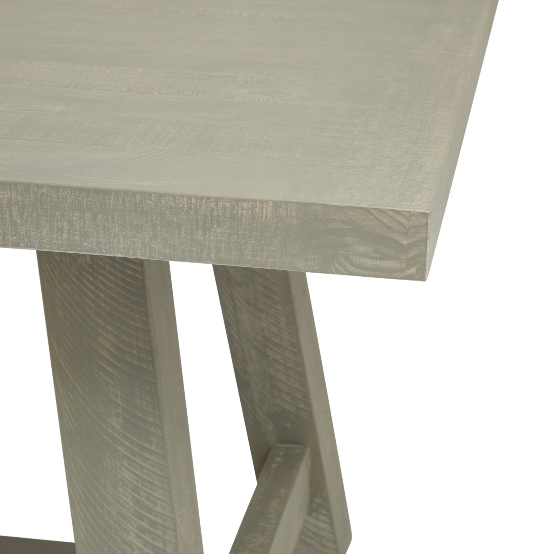 Elegant Saltaire Collection Rectangular Dining Table - Unique Weathered Finish for Timeless Style - Darlington's Décor